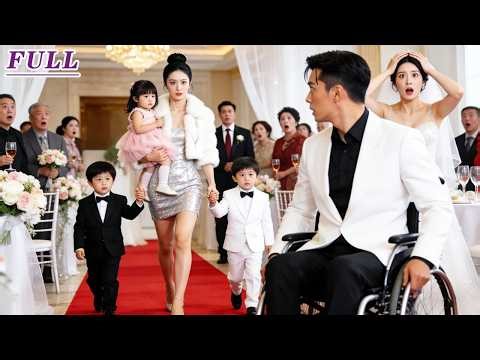 Ngày cưới tổng tài, cô dắt 3 đứa trẻ xuất hiện, một tiếng “bố ơi” làm cả hội trường bùng nổ!#phim