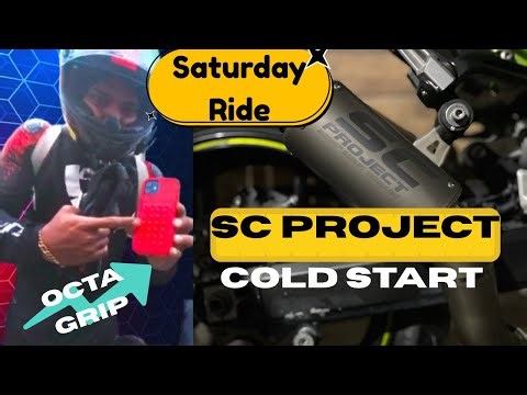 Kawasaki Z900 with SC Project Cold Start on Saturday Ride