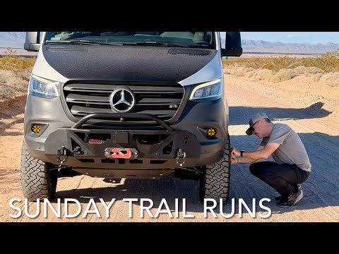 Sunday Trail Run | Sprinter Vans Exploring Desert Mountain 
