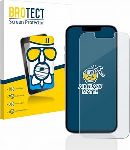 BROTECT AirGlass Matte Premium Glas Screenprotector voor Apple iPhone 14 | bol