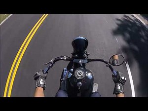 1946 Harley Davidson FL Knucklehead Ride Video 2