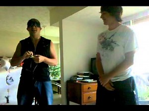 Zach gets his first "sack tap"