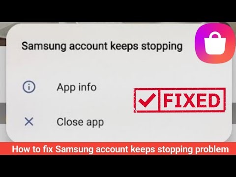 How to fix Samsung account keeps stopping problem 2025 | Samsung account keeps crashing problem