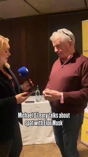 We interviewed Michael O’Leary about his spat with Elon Musk 👀 Michael vs Elon.... Who’s winning this one? #michaeloleary #ryanair #elonmusk | Dublin's Q102