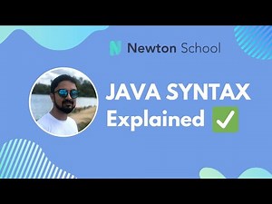 2. Java Syntax Explained in Simple Hindi | Java Syntax Kya Hai | Ex-InMobi, IIT Roorkee (CSE)