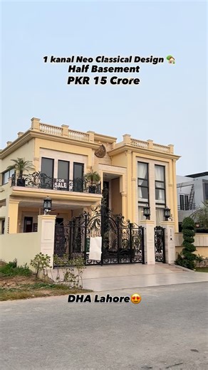 Mzaka Homes DHA Lahore on Instagram: "Call/WhatsApp: ⁨+92 ⁨3221477251 One kanal Neo Classical Design Semi Furnished House For Sale in DHA Phase 8 Lahore ♥️ Our services: Real Estate Marketing | Architectural Planning | Interior Designing | Construction | Renovation | Sale/Purchase | |Paid Promotions| Accomodations: 🔹5 Beautiful bedrooms 🔹6 Bathrooms 🔹Drawing Room in basement 🔹Dining 🔹Multiple kitechns 🔹Multiple TV lounges 🔹Semi-Furnished 🔹Double heighted Lobby 🔹Imported kitchen’s 🔹Mult