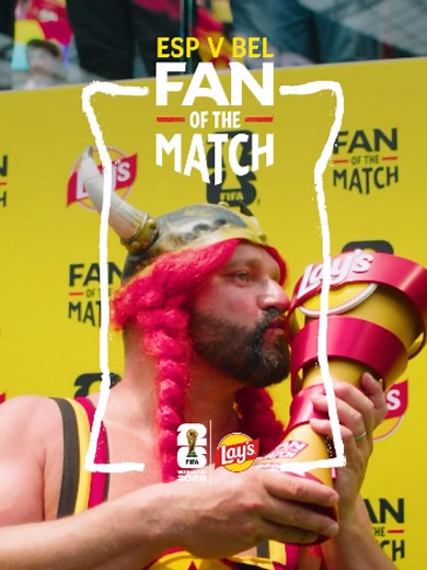 Lay's Fan of the Match: Nicolas Cheering Belgium at FIFA World Cup 2026