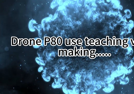 Drone P80 use teaching video