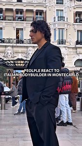 People react to Italian bodybuilder in Montecarlo. @1supps | cod ENAS for the best supplements . . . . #reaction #montecarlo #monaco | Gian Marco Enas