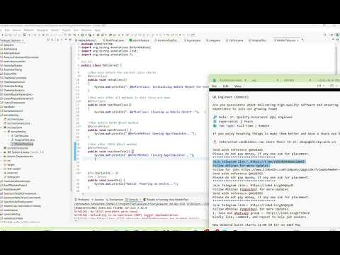 Selenium with java non IT background in hindi part 26
