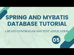 Spring MVC and MyBatis/iBatis Database Tutorial - Create controller and test application - #05