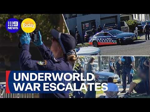 Fears Sydney's gangland war could spill onto streets after series of shootings | 9 News Australia