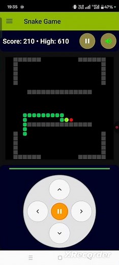 Snake Game Advanced Level