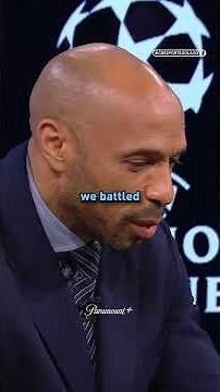 Thierry Henry taking it all in as Arsenal reach their first UCL final in 20 years 👏