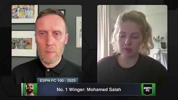 2025 FC 100: Salah among best wingers in men's soccer