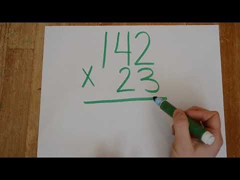 Mathématique - la multiplication à 2 chiffres