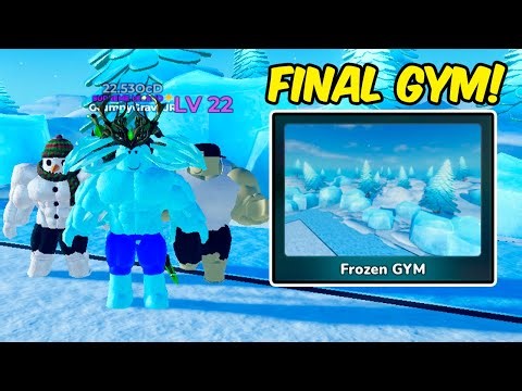 I Finally Unlocked The FINAL FROZEN GYM in Gym League!