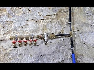 Installer le départ d'un réseau d'eau