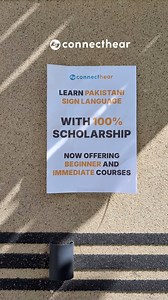 12 reactions | Now offering both Beginner and Intermediate Sign Language courses!   Apply now – link in bio! #connecthear #signlanguage #pakistanisignlanguage #psl #2025 | ConnectHear | Facebook