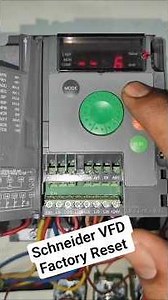 Schneider VFD Factory Reset Setting| Schneider ATV310 Factory Reset Setting #schneider #factoryreset