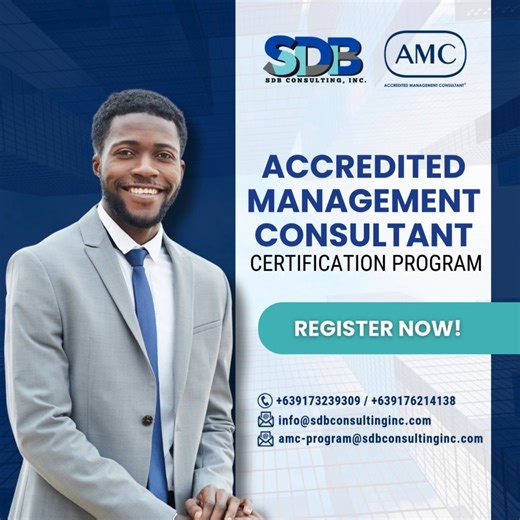 📣 Calling all aspiring management consultants, corporate professionals transitioning to consulting, independent consultants, business coaches, advisory professionals, organizational leaders, and value-driven professionals—this is for you! 𝐄𝐚𝐫𝐧 𝐲𝐨𝐮𝐫 𝐂𝐏𝐃 𝐔𝐍𝐈𝐓𝐒 𝐭𝐡𝐫𝐨𝐮𝐠𝐡 𝐀𝐜𝐜𝐫𝐞𝐝𝐢𝐭𝐞𝐝 𝐌𝐚𝐧𝐚𝐠𝐞𝐦𝐞𝐧𝐭 𝐂𝐨𝐧𝐬𝐮𝐥𝐭𝐚𝐧𝐭 (𝐀𝐌𝐂) 𝐏𝐫𝐨𝐠𝐫𝐚𝐦 𝐚𝐧𝐝 𝐂𝐞𝐫𝐭𝐢𝐟𝐢𝐜𝐚𝐭𝐢𝐨𝐧 — designed to strengthen your consulting credibility, competencies, and career. 👉 Join 