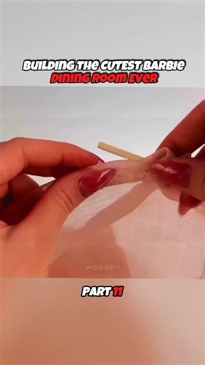 Building the Cutest Barbie Dining Room Ever