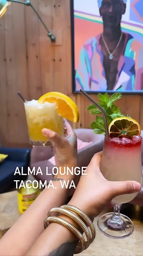 We had dinner at @ALMA Tacoma and it’s was AMAZING! I’m really sad that I didn’t discover them sooner! I absolutely love the vibe, it’s like the designer picked my favorites! Strong colors with pops of pink and velvety chairs! It’s so sexy, edgy and classy at the same time. The music matched the vibe💯 THE FOOD!!! Omg! It was superior!! The chef put all his love and soul into it! The flavors and variety of ingredients dance in your mouth! They literally smoke their own salmon and the menu change