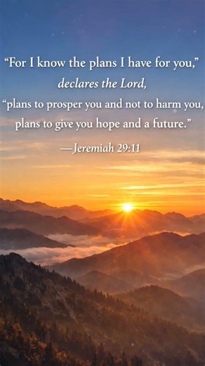 God Has a Plan for You 🌅 | Jeremiah 29:11 ✝️