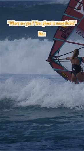 Coraline Foveau on Instagram: "Better check the forecast before trying to call me 🥴😂 #Windsurf #windsurfing #windsurfgirls #wave #x_trem_windsurfing 🖤f213 @gunsails @flikkaboards @windsurfgirls @sooruzofficial @pwaworldtour @world_wave_tour"