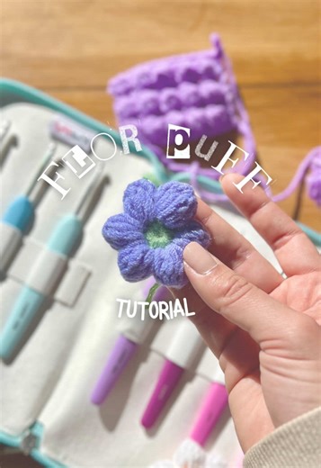 Tutorial de Flor Puff a Crochet: Paso a Paso