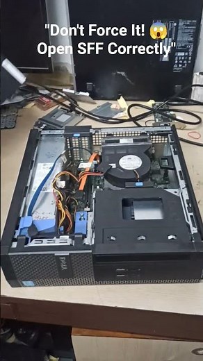 Technical View: How to Open Dell & HP SFF Desktop Cover | 30 Sec Guide 🔧💻