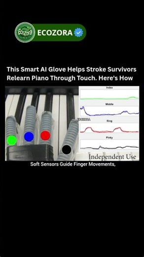 Soft Robo-Glove Helps Stroke Patients Play Music Again 🎹🧤 #rehab #robotics #shorts