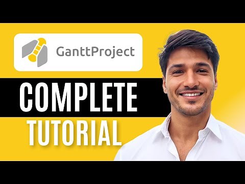 GanttProject Software Tutorial | Create & Manage Projects with Gantt Charts (New Updated)