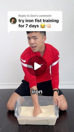 Hafu Go | YouTuber on Instagram: "Training iron fist kung fu for 7 days"