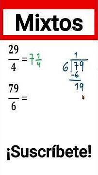 ✅👉Convert fractions to mixed numbers