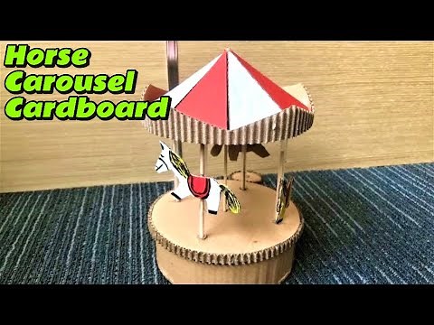 How To Make A Cardboard Horse Carousel