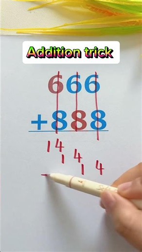 Super easy addition trick to solve complex numbers fast! 🧠✨ #math #mathhacks #learning #shorts