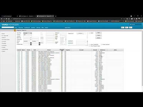 Yardi checking for invoice payment status