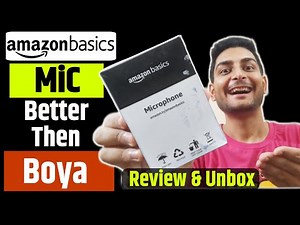 Amazon basics Microphone | Review & Unboxing | Batter then Boya Mic ? Best Mic For YouTube Videos