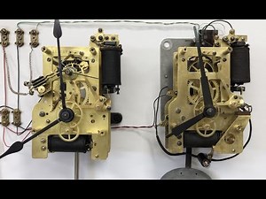 Watch the Self Winding Subsidiary clock movement hands synchronizing on the hour.