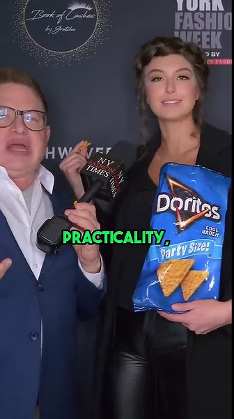Model discusses her unconventional personality during red carpet interview
