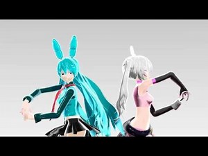 MMD-Fnaf. Womanizer-Toy Chica and Chica,Toy Bonnie and Mangle.