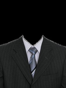 Men's photoshop suit, PNG