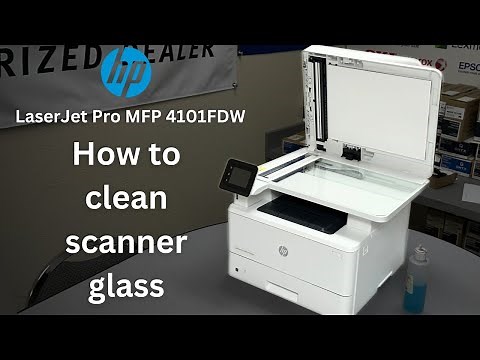 How To Clean Scanner Glass | HP LaserJet Pro MFP 4101FDW