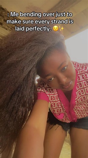 Struggling to Comb Hair Straight: Relatable Hair Routine