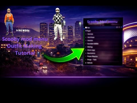 GTA Online Scooby Mod menu Outfit Editor tutorial