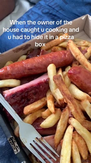 Hiding Food in a Pizza Box: A Funny Cooking Story