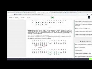 Section 6 part 1 BOYER MOORE algorithm