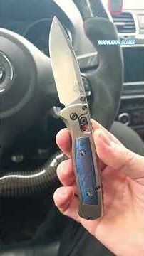 Benchmade Bugout Flytanium Modulator scales S30v #titaniumknife #edcknife #edccommunity #customized