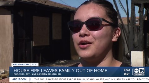 Fire spreads to two homes near 27th Avenue and Indian School Road